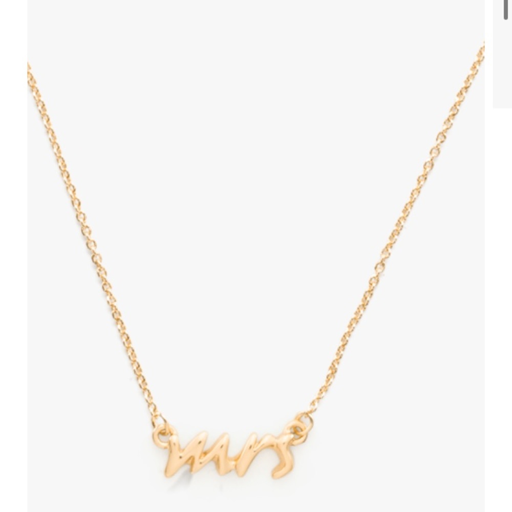 Kate Spade Mrs Necklace
